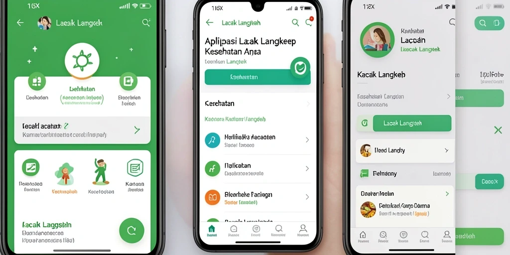 Screenshot aplikasi 116X menampilkan statistik langkah harian pengguna.