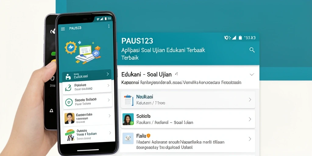 Antarmuka pengguna PAUS123 yang sederhana dan intuitif.