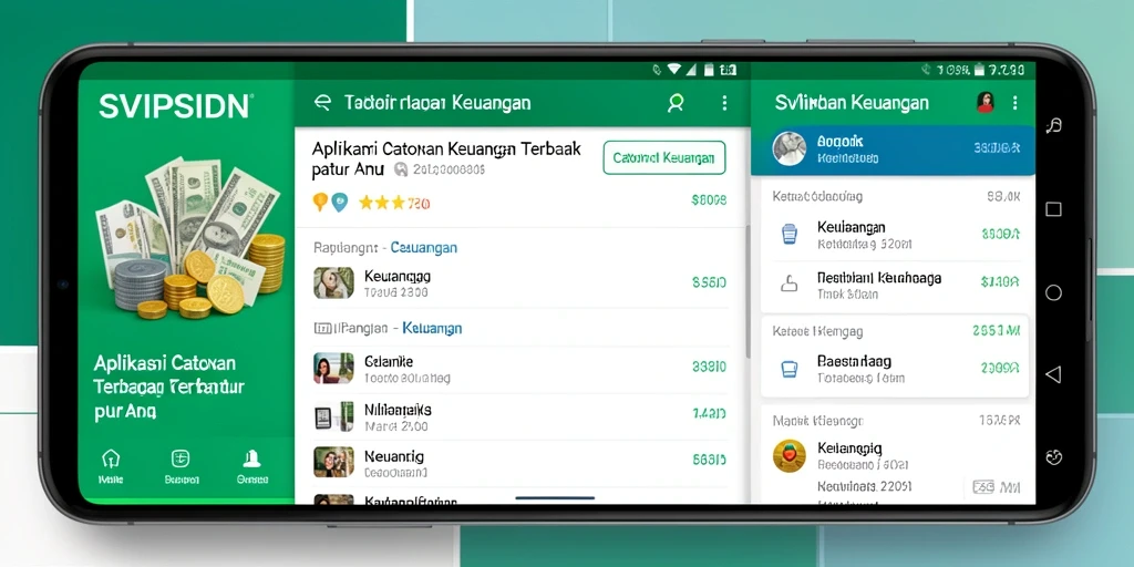 Antarmuka pengguna SVIPSIDN yang sederhana dan fungsional untuk catatan keuangan.